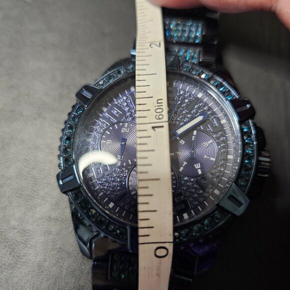 Guess Mens Blue Multi-function Watch - Picture 9 of 12